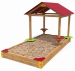 ZP-143.1 Piaskownica drewniana z zadaszeniem